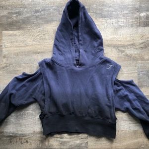 Gymshark cropped ombré hoodie